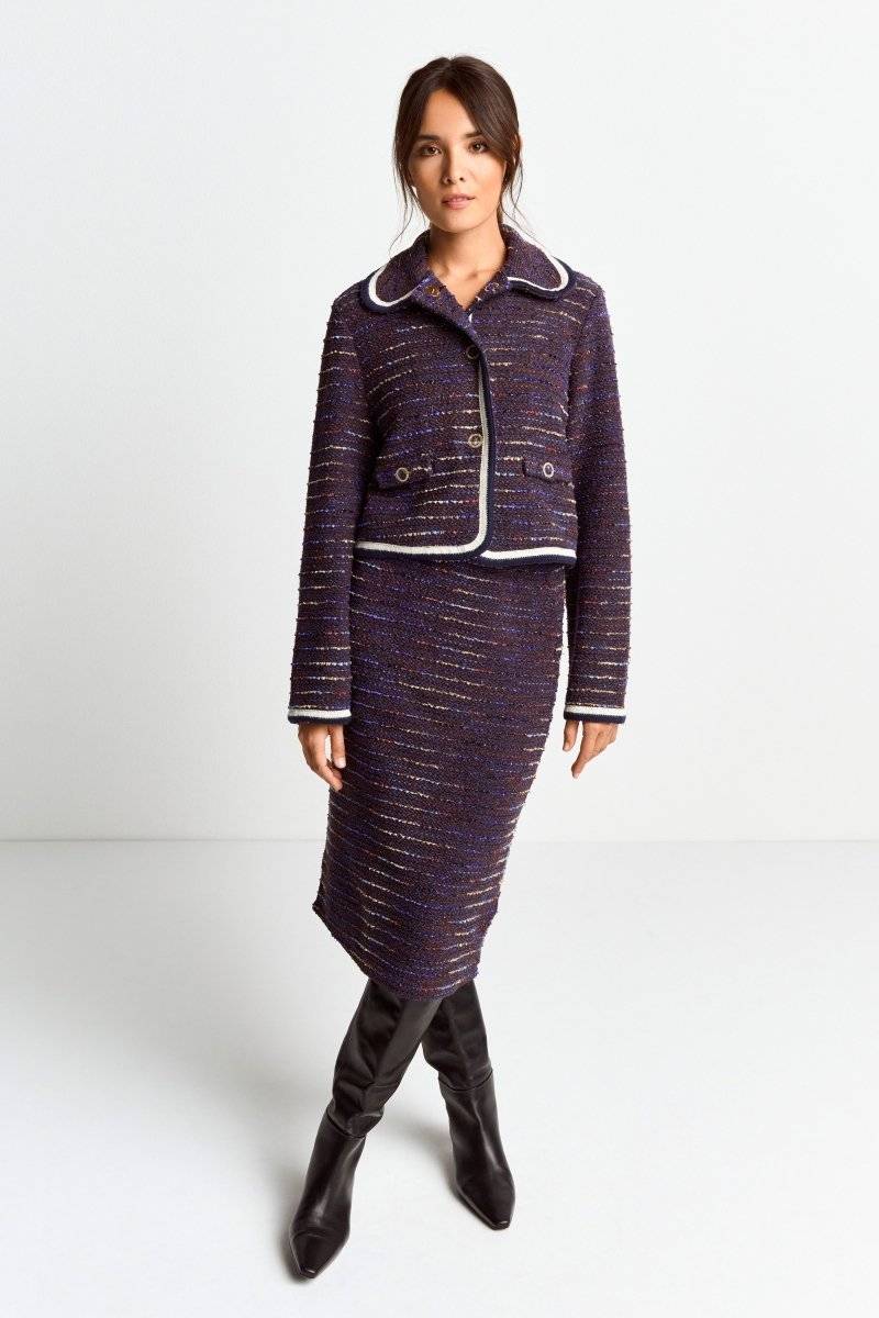 Eich & Royal Bouclé-Jacke mit Bubikragen Hotsell
