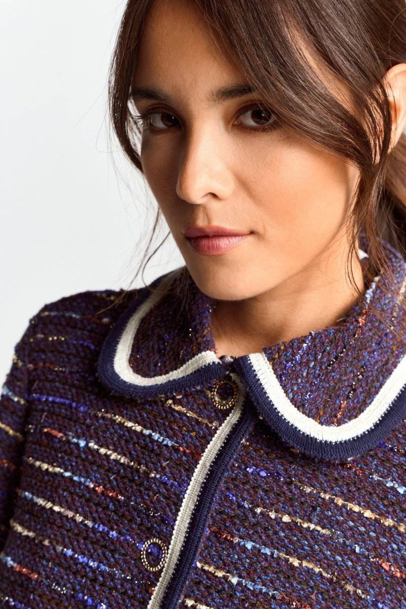 Eich & Royal Bouclé-Jacke mit Bubikragen Hotsell
