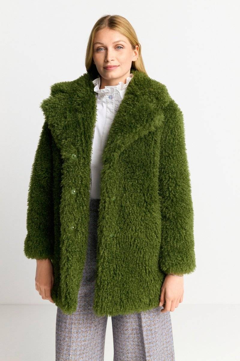 Eich & Royal Fake Fur Mantel Schlussverkauf