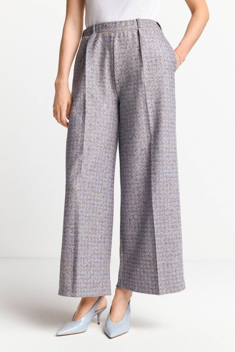 Eich & Royal Karierte Culotte aus Wollmix Black Friday