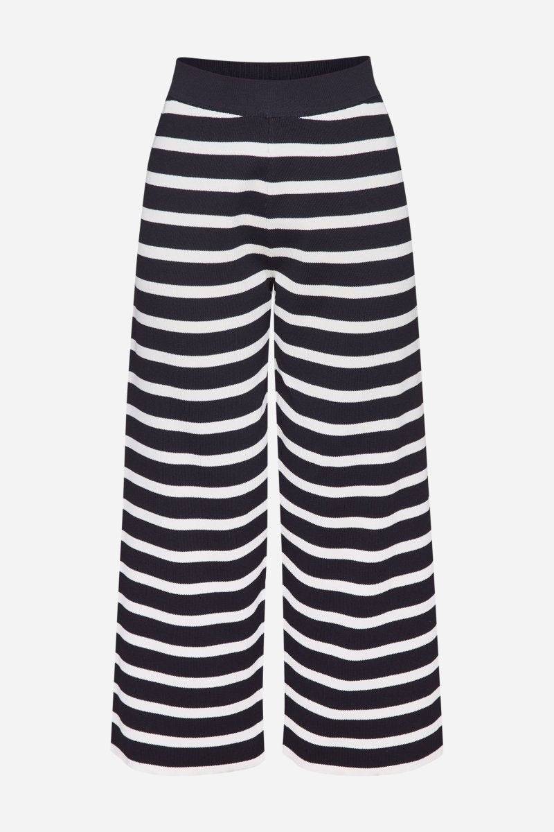Eich & Royal Gestreifte Strick-Culotte Valentinstagsangebot