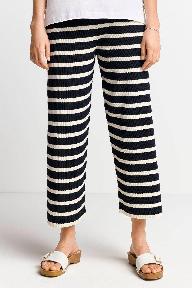 Eich & Royal Gestreifte Strick-Culotte Valentinstagsangebot