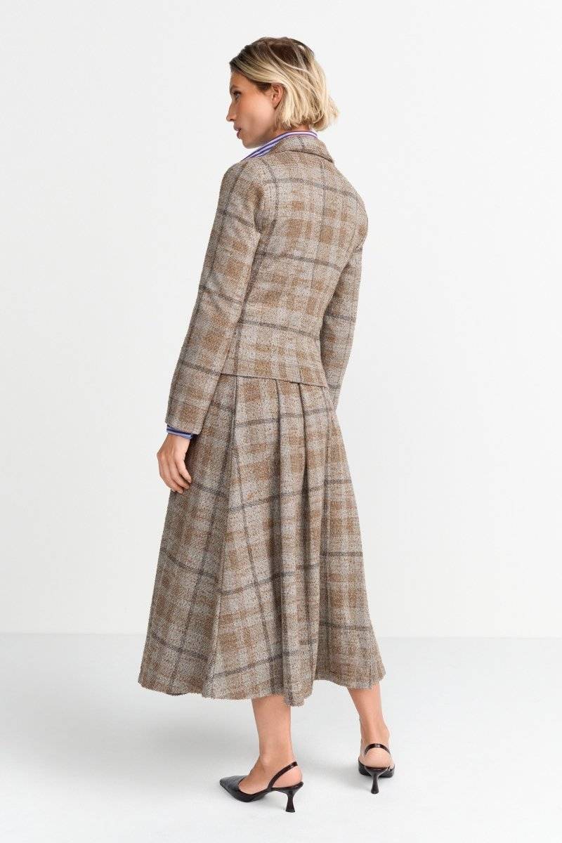Eich & Royal Taillierter Blazer mit Karomuster Fabrikladen