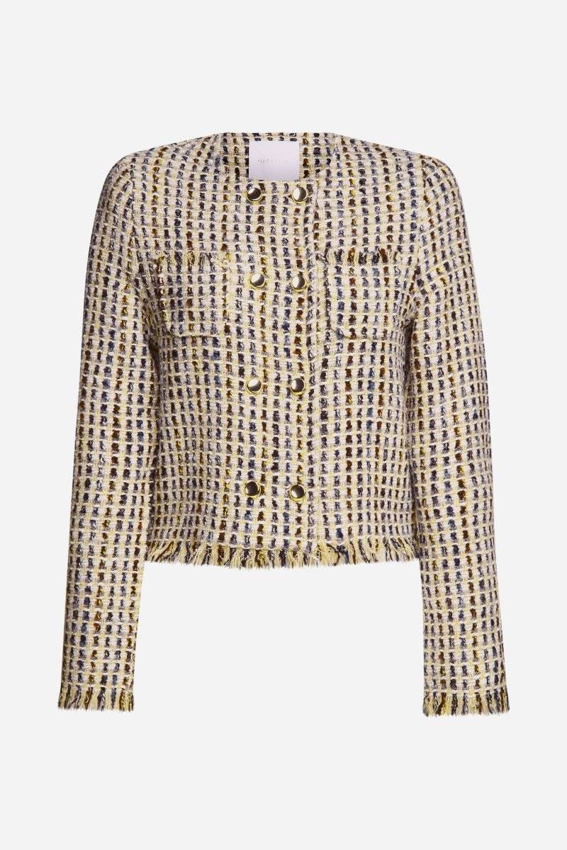 Eich & Royal Bouclé-Jacke mit Fransen Online