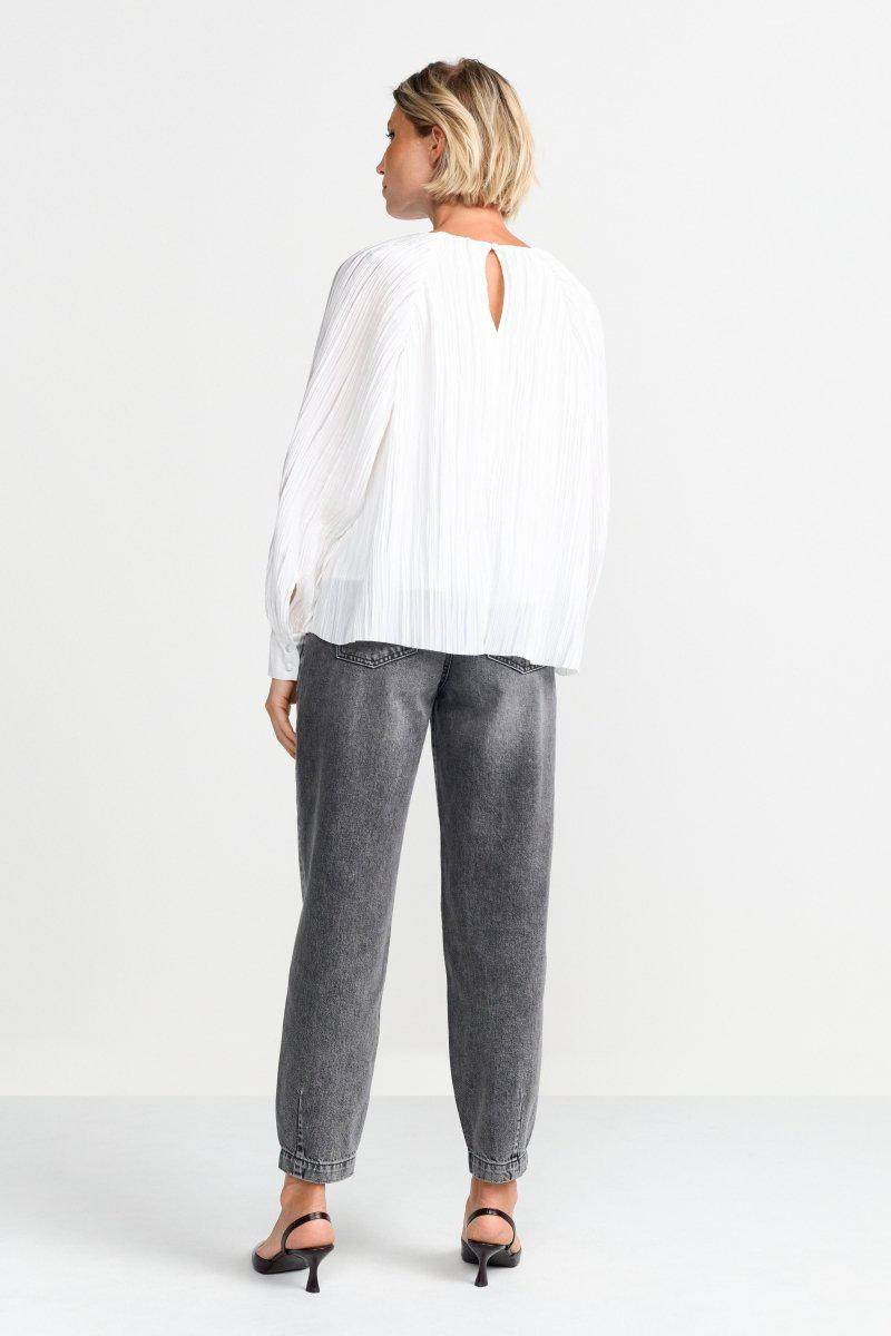 Eich & Royal Ausgestellte Plissee-Bluse Angebote