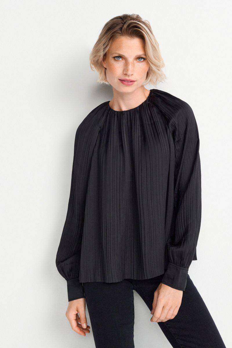 Eich & Royal Ausgestellte Plissee-Bluse Angebote