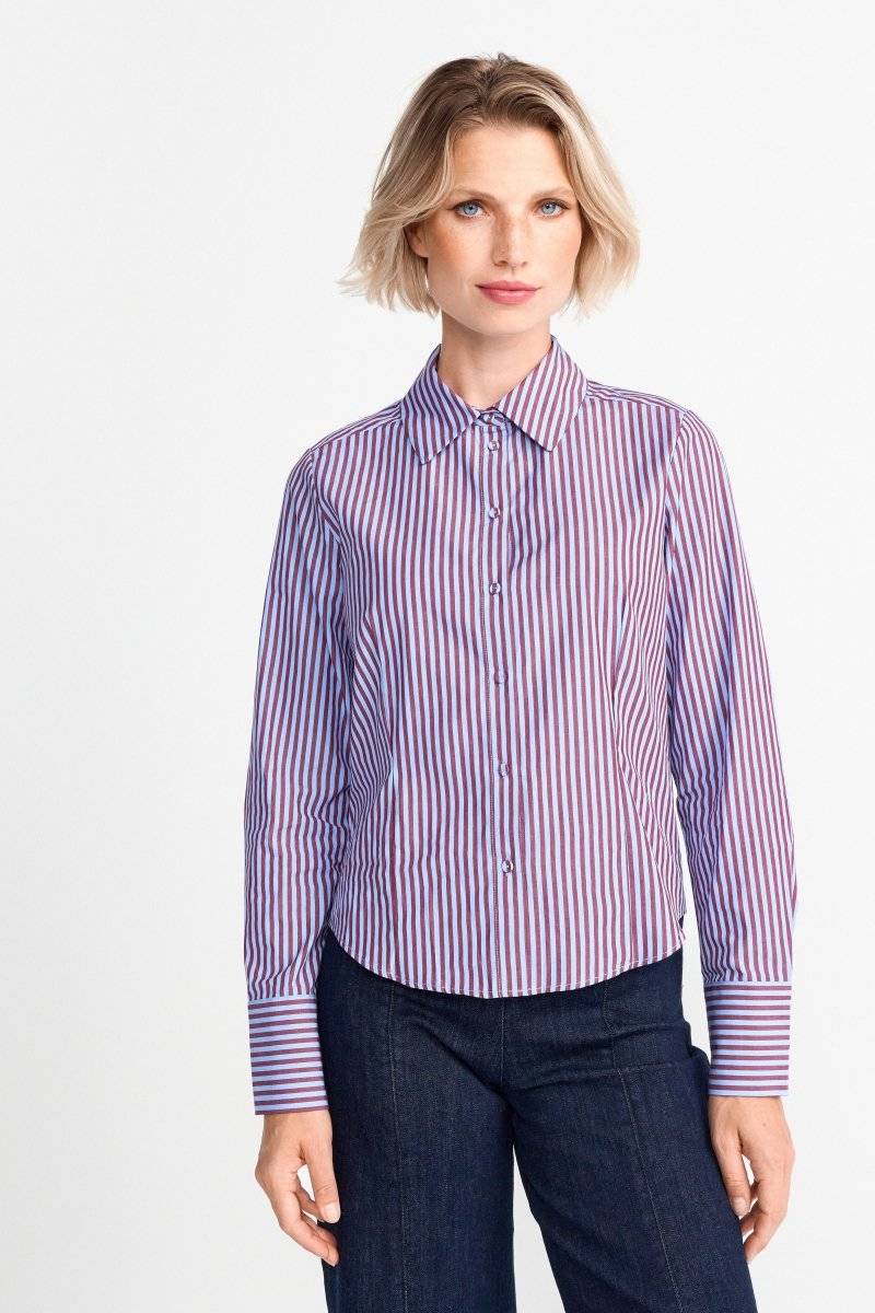 Eich & Royal Gestreifte Hemdbluse Schlussverkauf