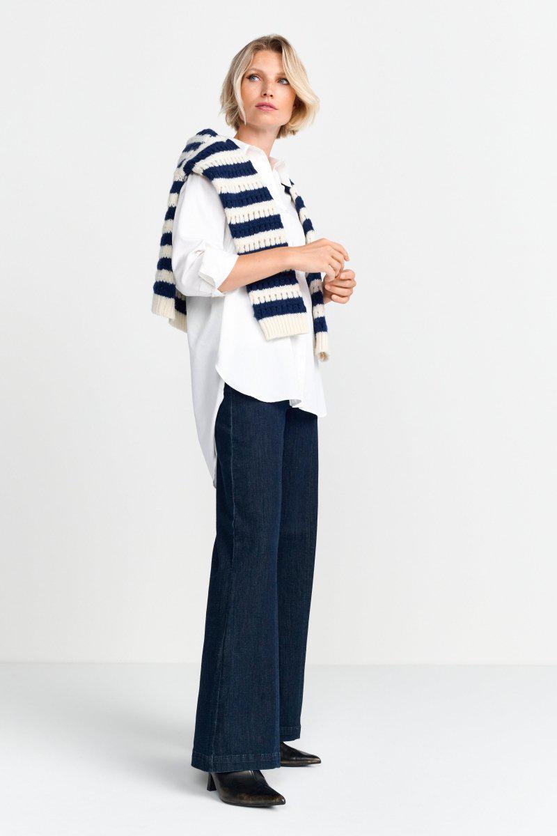 Eich & Royal Weiße Oversize-Bluse Fabrikverkauf
