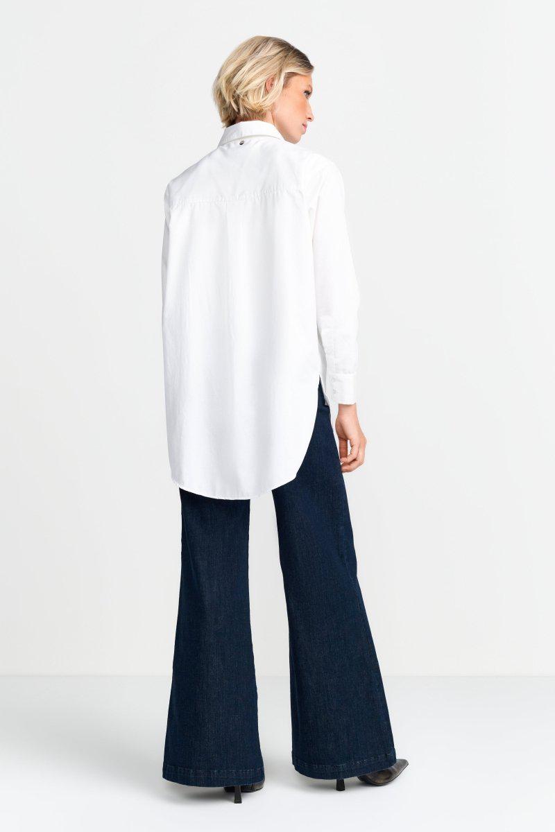 Eich & Royal Weiße Oversize-Bluse Fabrikverkauf