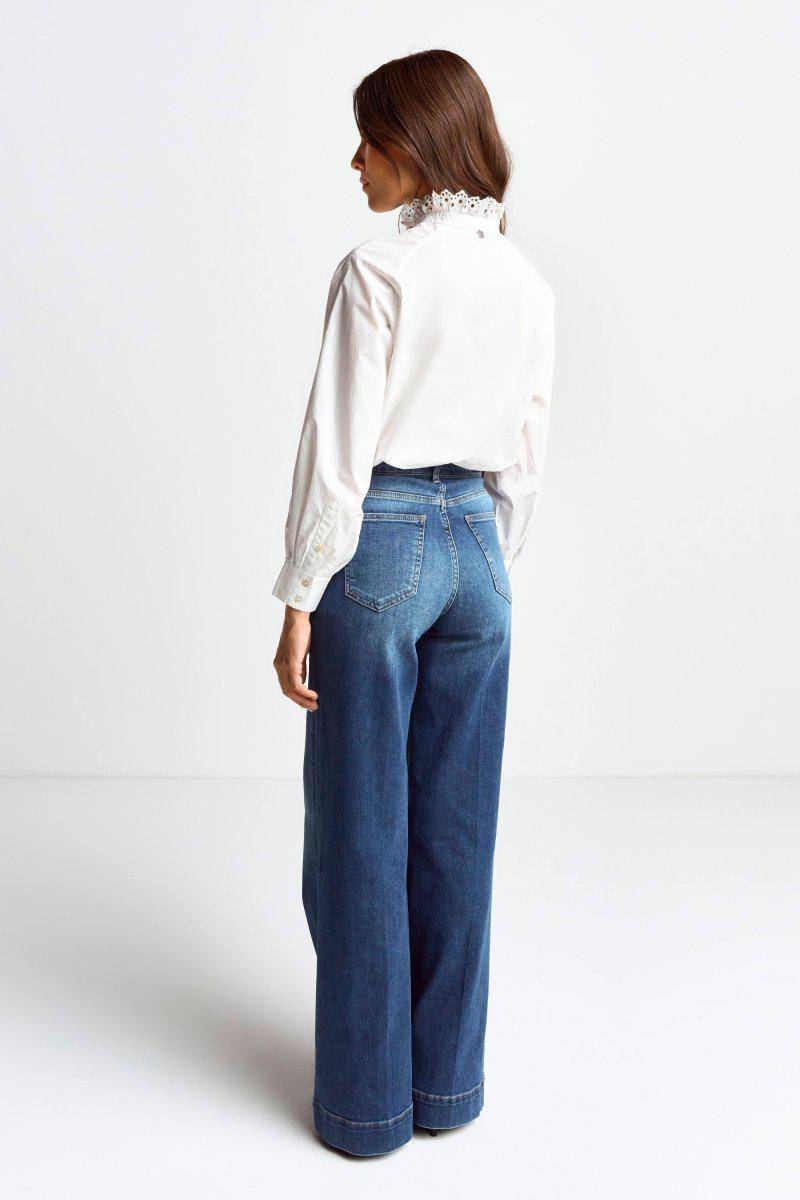 Eich & Royal Bluse mit Rüschenkragen Fabrik Onlineshop