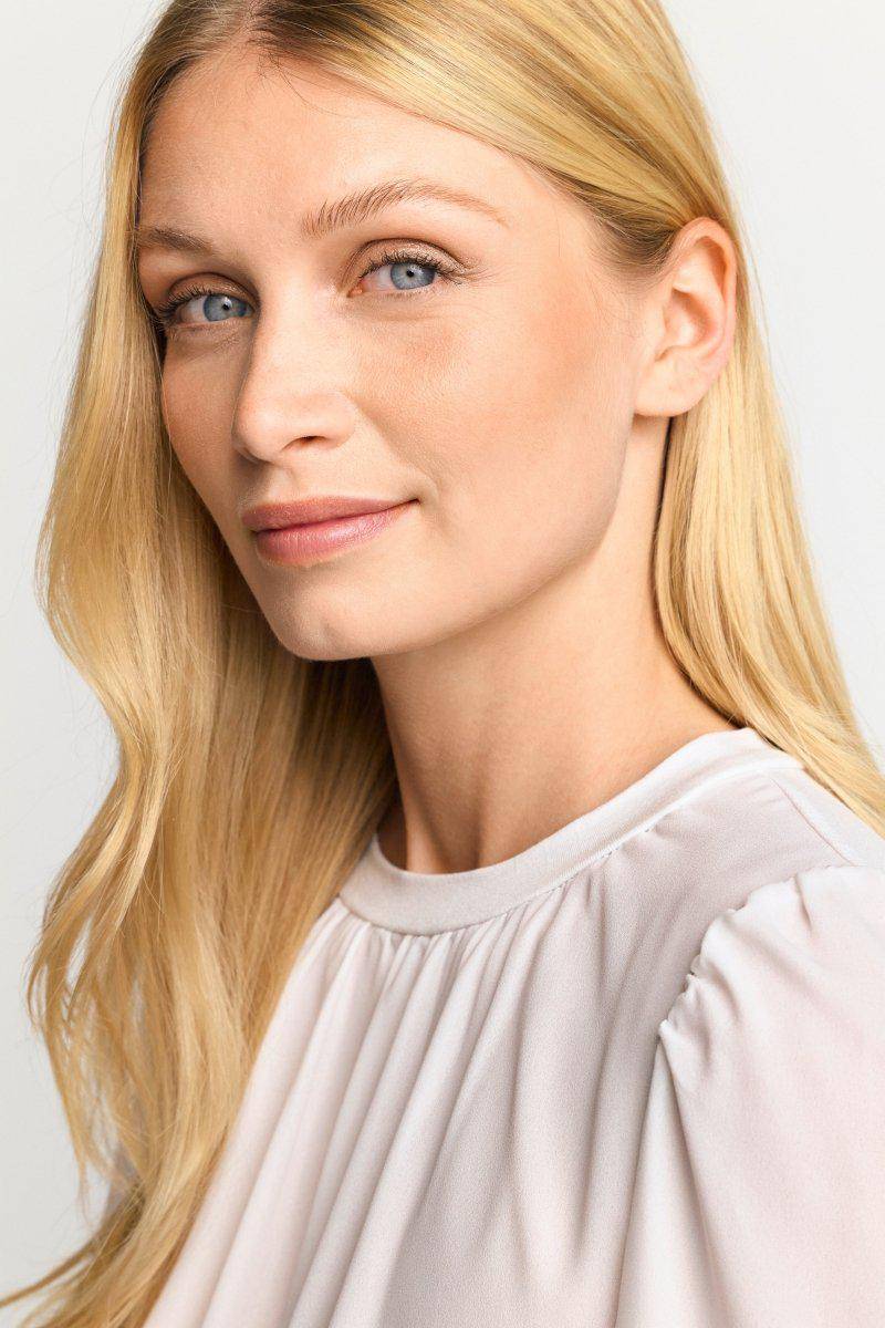 Eich & Royal Chiffonbluse mit Rundhalsausschnitt Preisnachlass