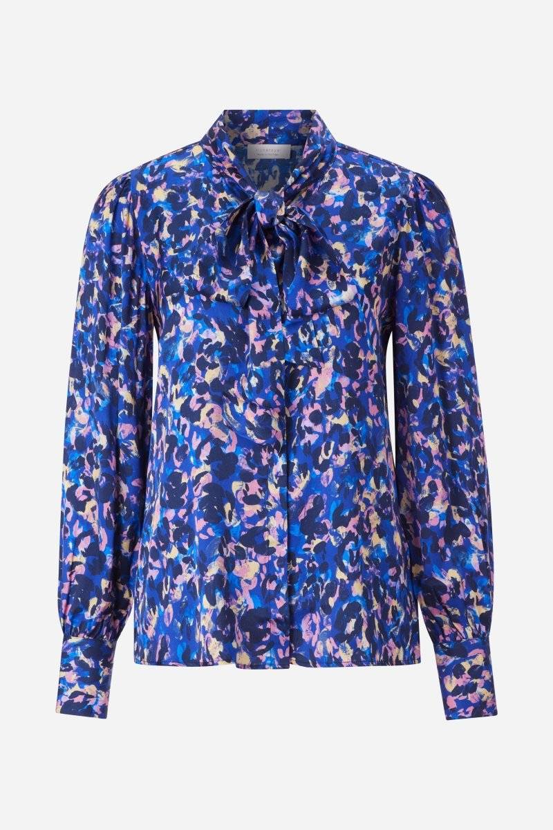 Eich & Royal Schluppenbluse mit Leo-Print Valentinstagsangebot
