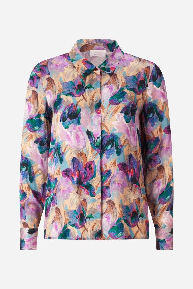 Eich & Royal Hemdkragenbluse mit Blumenprint Heißer Verkauf