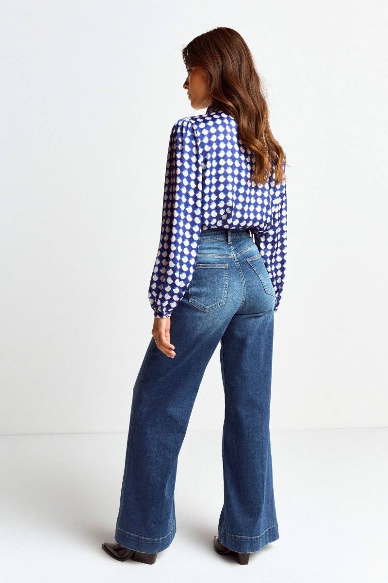 Eich & Royal Schluppenbluse mit Frill-Kragen Top Angebot