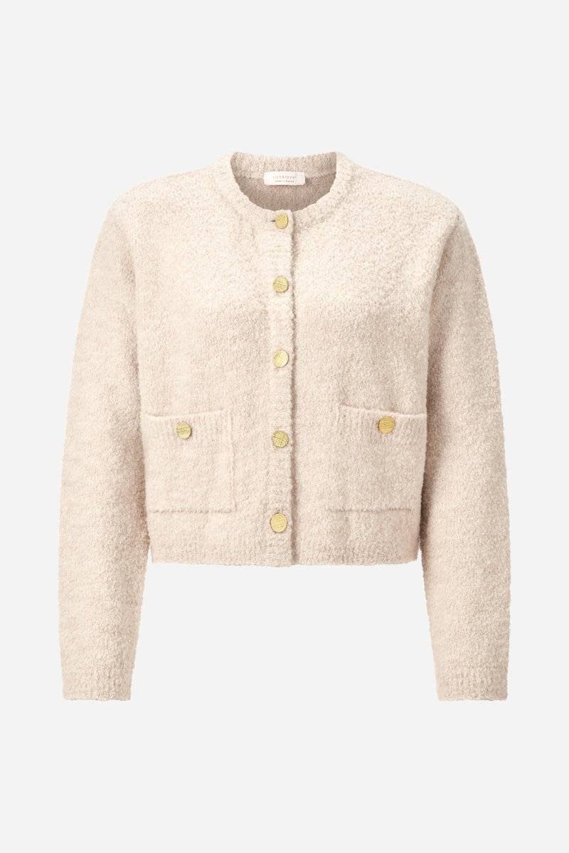 Eich & Royal Cardigan mit goldfarbenen Knöpfen Sonderangebote