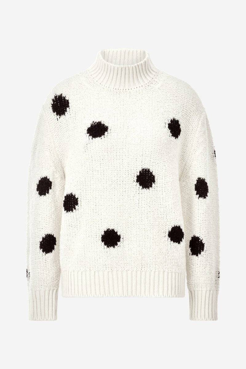 Eich & Royal Pullover mit blauen Polka Dots Wochenangebot