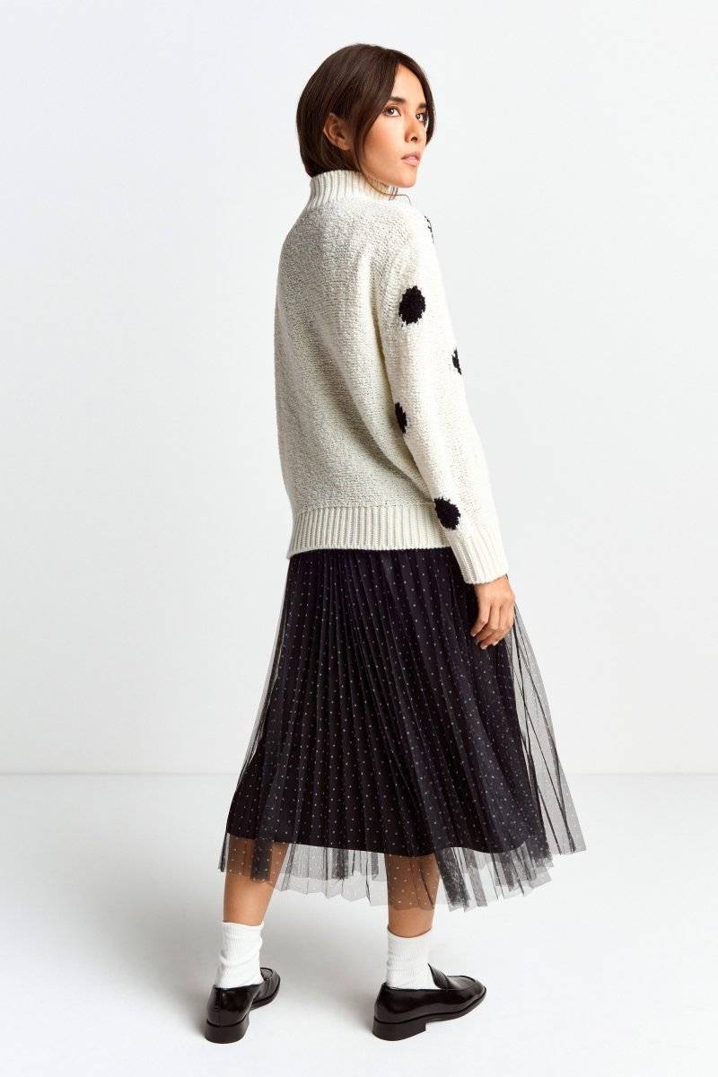 Eich & Royal Pullover mit blauen Polka Dots Wochenangebot