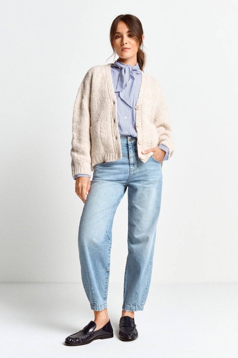 Eich & Royal Strickcardigan mit Knopfleiste 50% Rabatt mit kostenlosem Versand