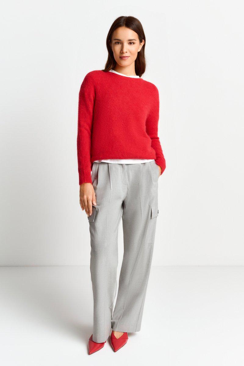Eich & Royal Strickpullover aus weichem Materialmix 50% Rabatt für begrenzte Zeit