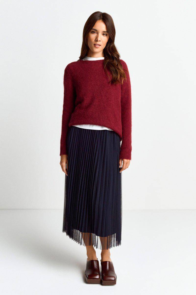 Eich & Royal Strickpullover aus weichem Materialmix 50% Rabatt für begrenzte Zeit