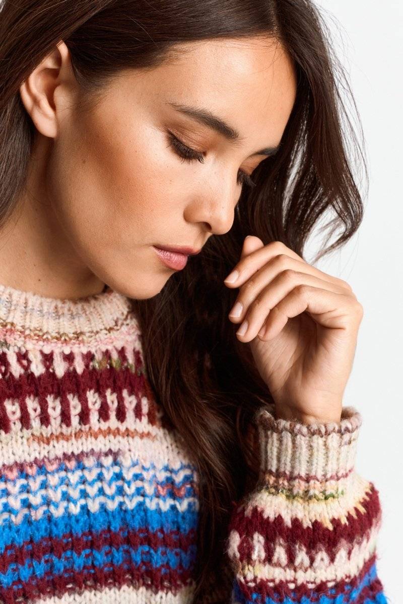 Eich & Royal Pullover mit bunten Streifen Günstig kaufen