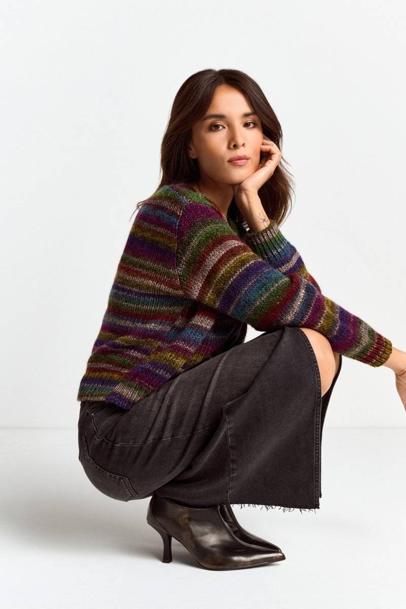 Eich & Royal Cardigan mit bunten Kristallknöpfen Preisnachlass
