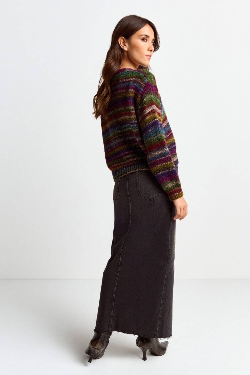 Eich & Royal Cardigan mit bunten Kristallknöpfen Preisnachlass