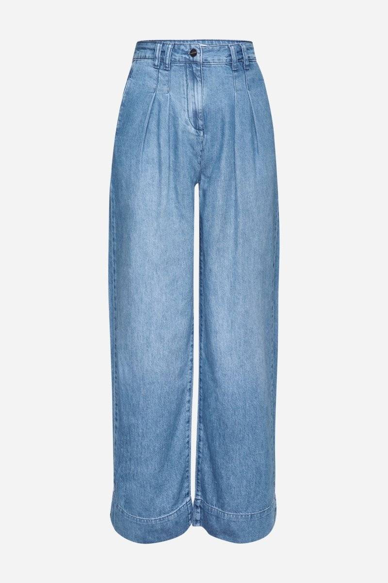 Eich & Royal Wide Leg Denim mit Bundfalten Tägliche Deals