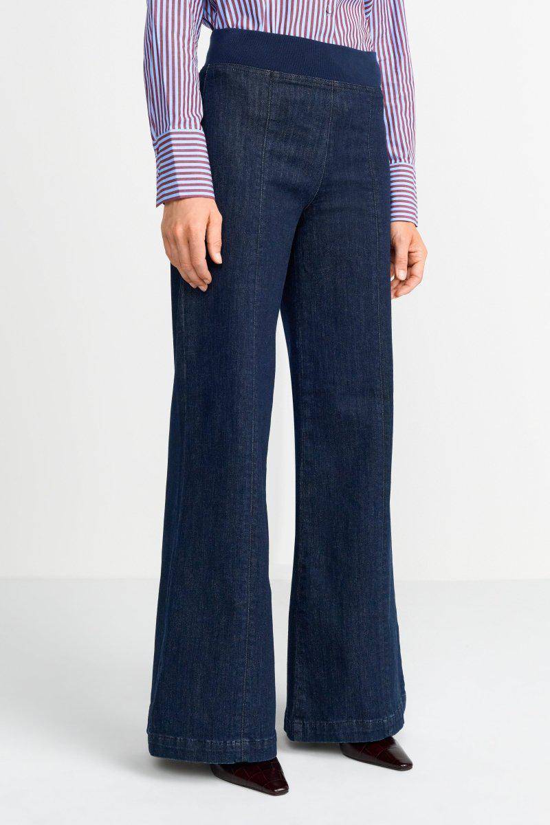 Eich & Royal Wide Leg Denim mit elastischem Bund Super Sparpreis