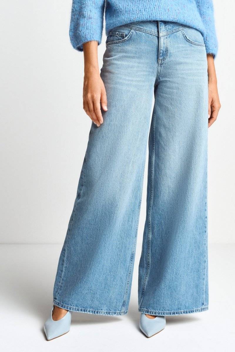Eich & Royal Wide Leg Denim mit Passe Zeitbegrenzte Promotion