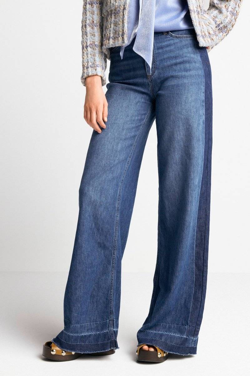Eich & Royal Wide Leg Denim mit Seitenstreifen Bis zu 50% Rabatt