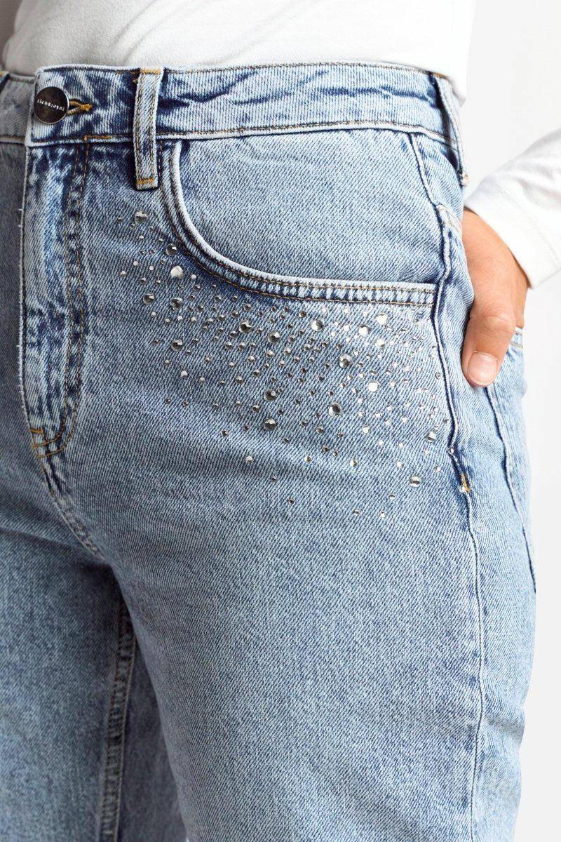 Eich & Royal Denim mit Strassdetails Bis zu 60% Rabatt