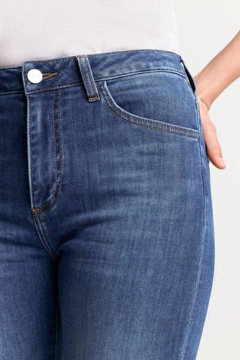 Eich & Royal Denim mit wellenförmigem Saum Sonderangebot der Fabrik