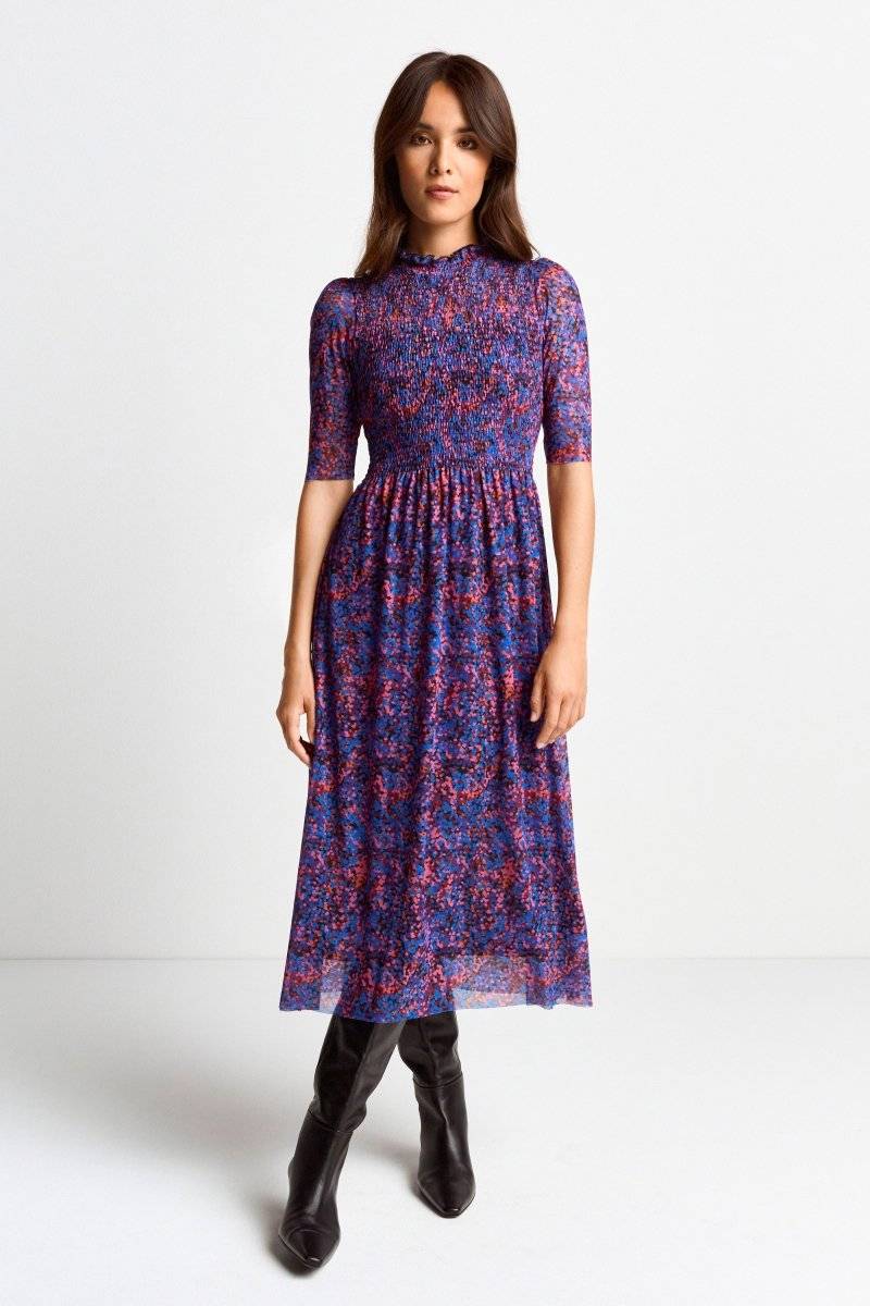 Eich & Royal Meshkleid mit Rüschenkragen Clearance-Verkauf