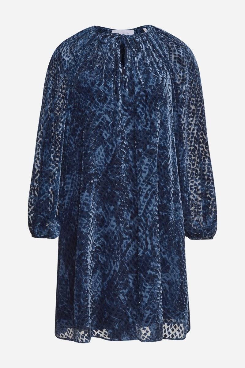 Eich & Royal Mini-Blusenkleid aus Samt Kostenloser Versand international