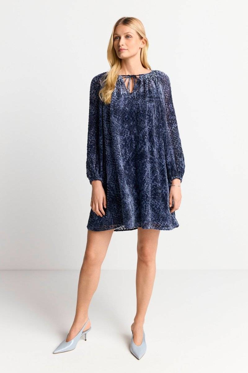 Eich & Royal Mini-Blusenkleid aus Samt Kostenloser Versand international