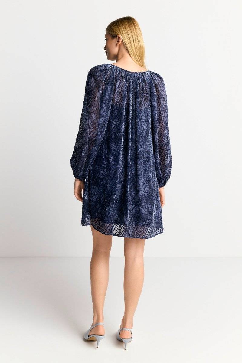 Eich & Royal Mini-Blusenkleid aus Samt Kostenloser Versand international