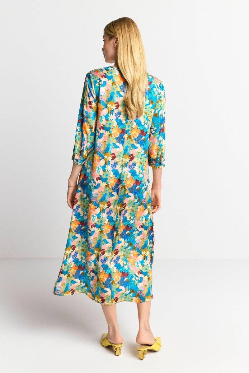Eich & Royal Midikleid mit buntem Blumenprint Hotsell