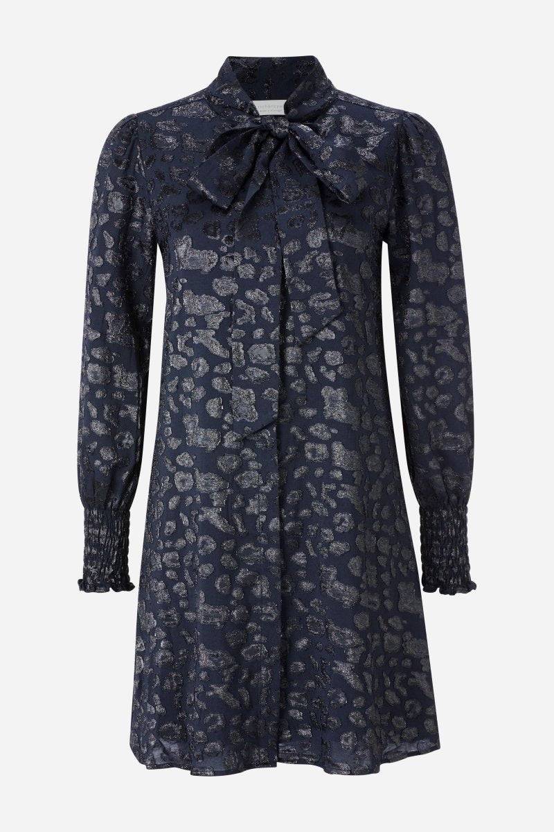 Eich & Royal Minikleid mit Schleifenkragen Schlussverkauf