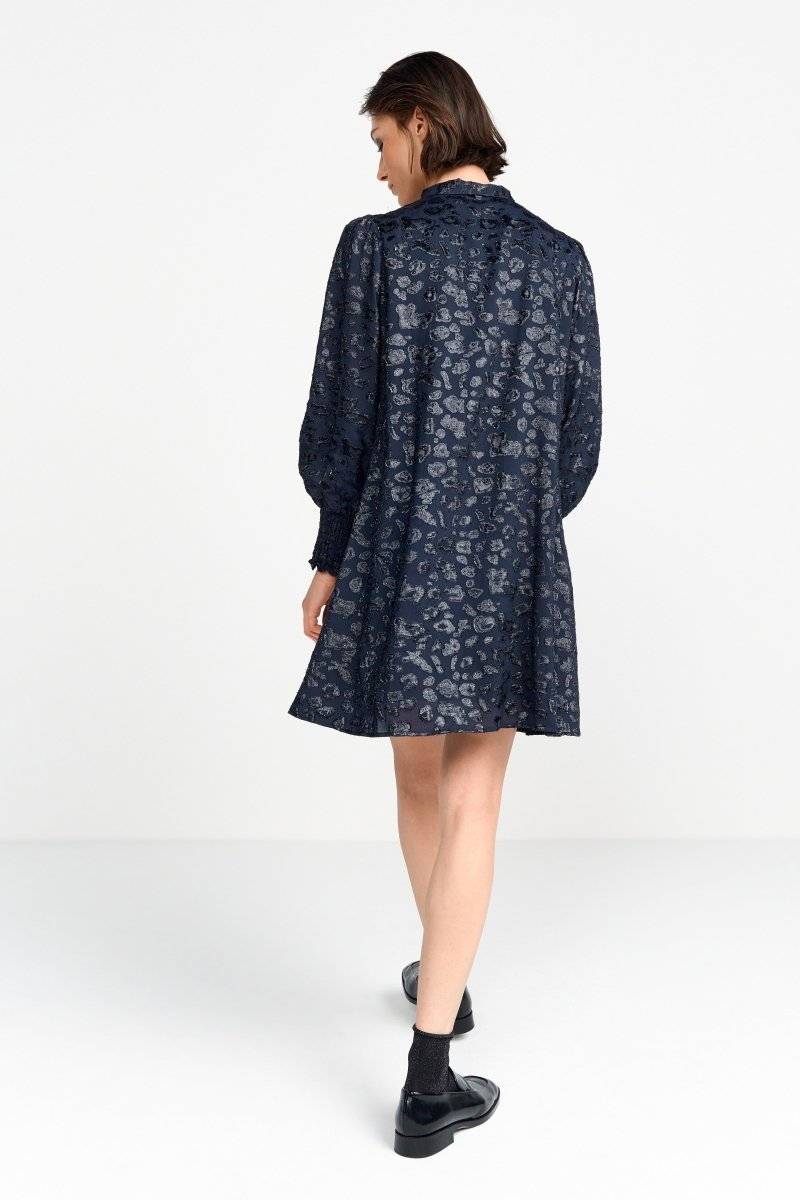 Eich & Royal Minikleid mit Schleifenkragen Schlussverkauf