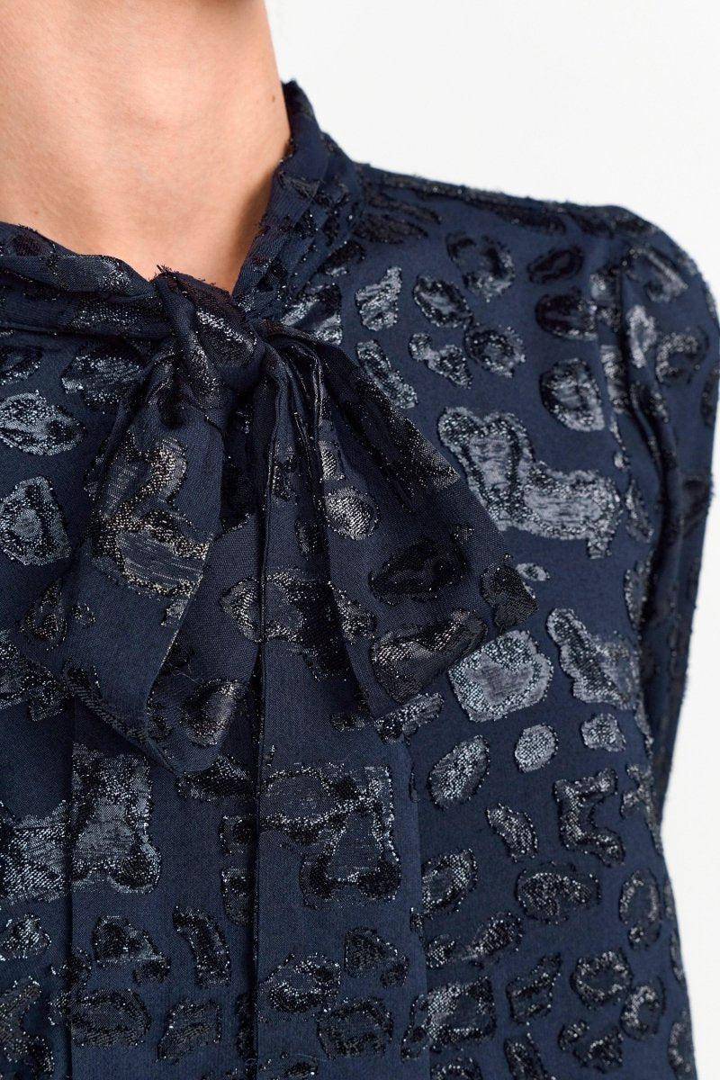 Eich & Royal Minikleid mit Schleifenkragen Schlussverkauf