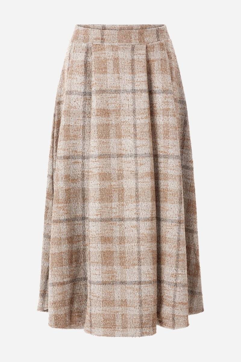 Eich & Royal Karierter High-Waist-Midirock Meist gekauft