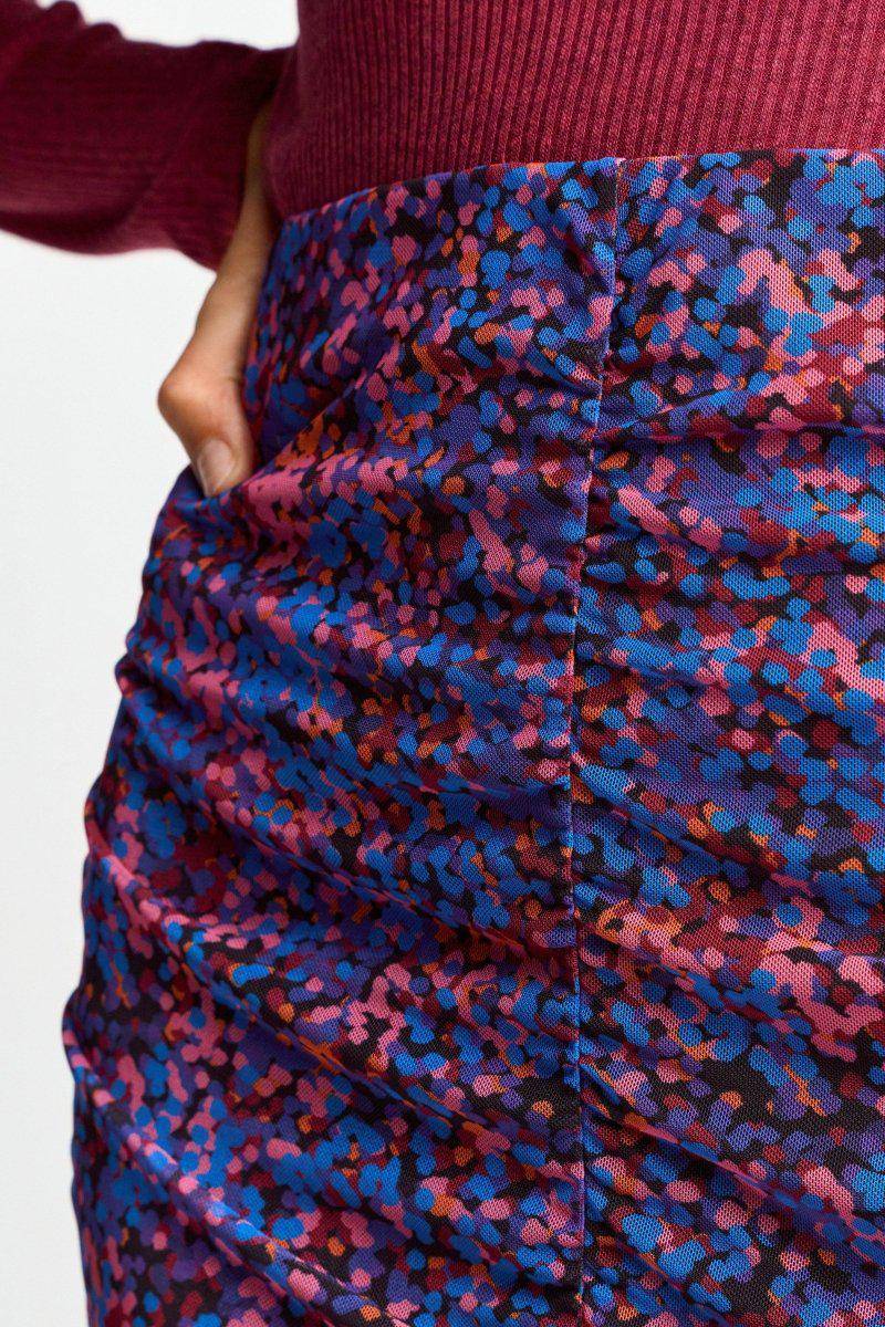 Eich & Royal Midirock mit floralem Allover-Print Günstig kaufen
