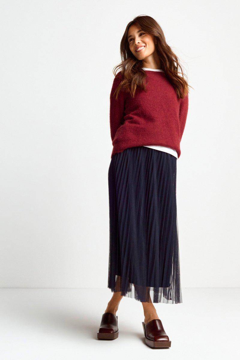 Eich & Royal Plisseerock in Midilänge Flash Sale