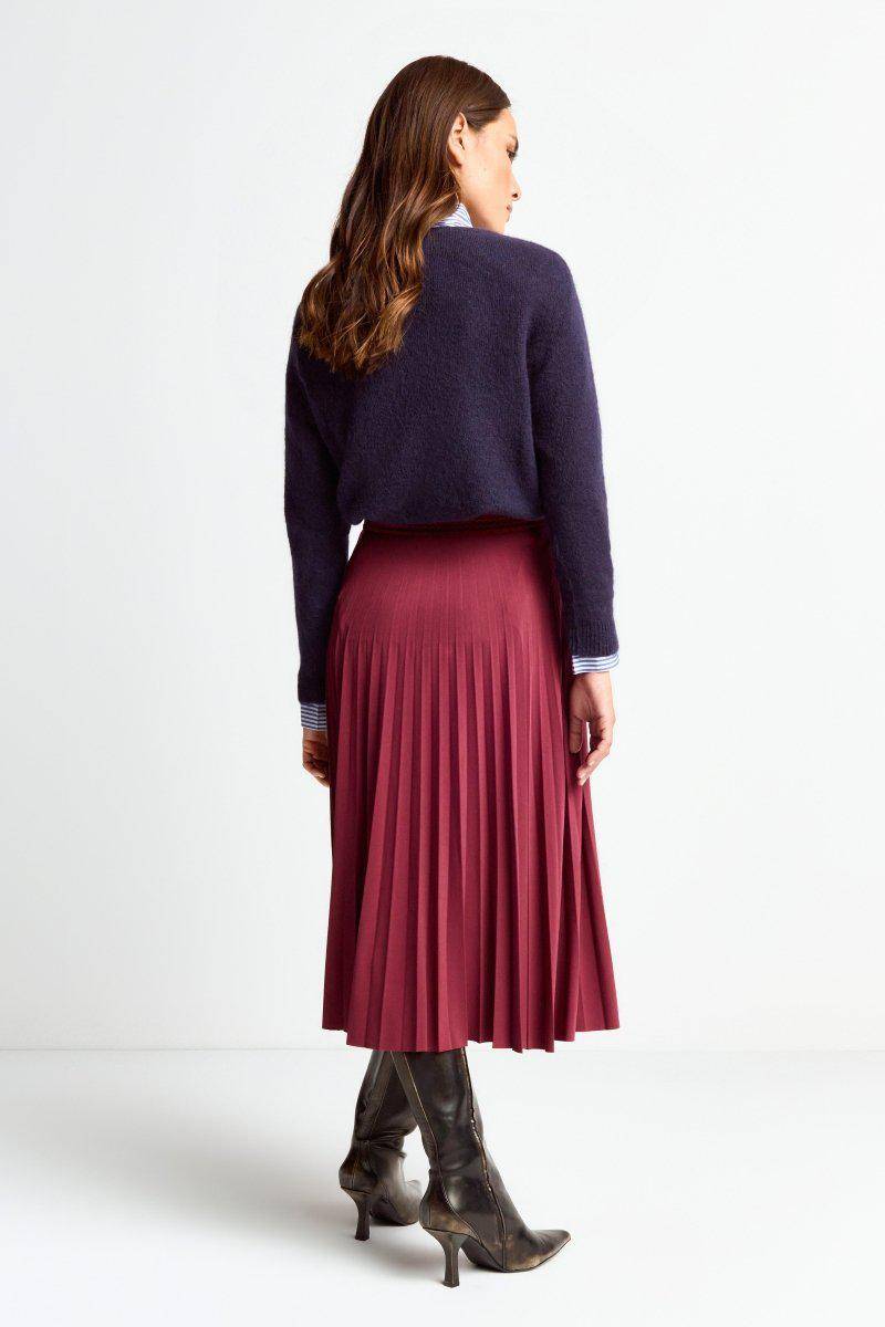 Eich & Royal Plisseerock mit elastischem Bund Online Shopping