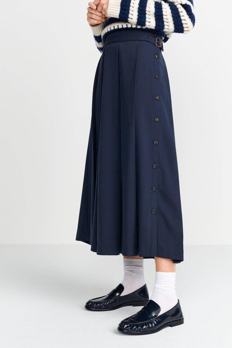 Eich & Royal Midirock mit seitlicher Knopfleiste Neueste Mode