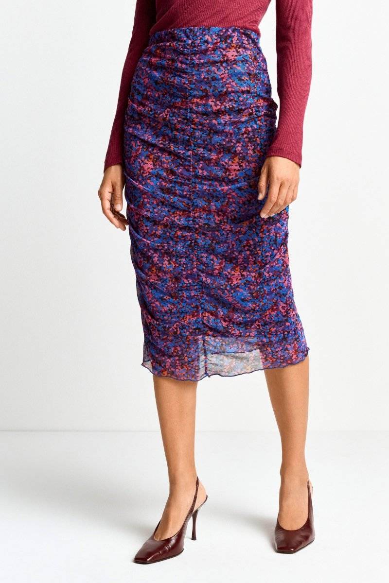 Eich & Royal Midirock mit floralem Allover-Print Neuheiten