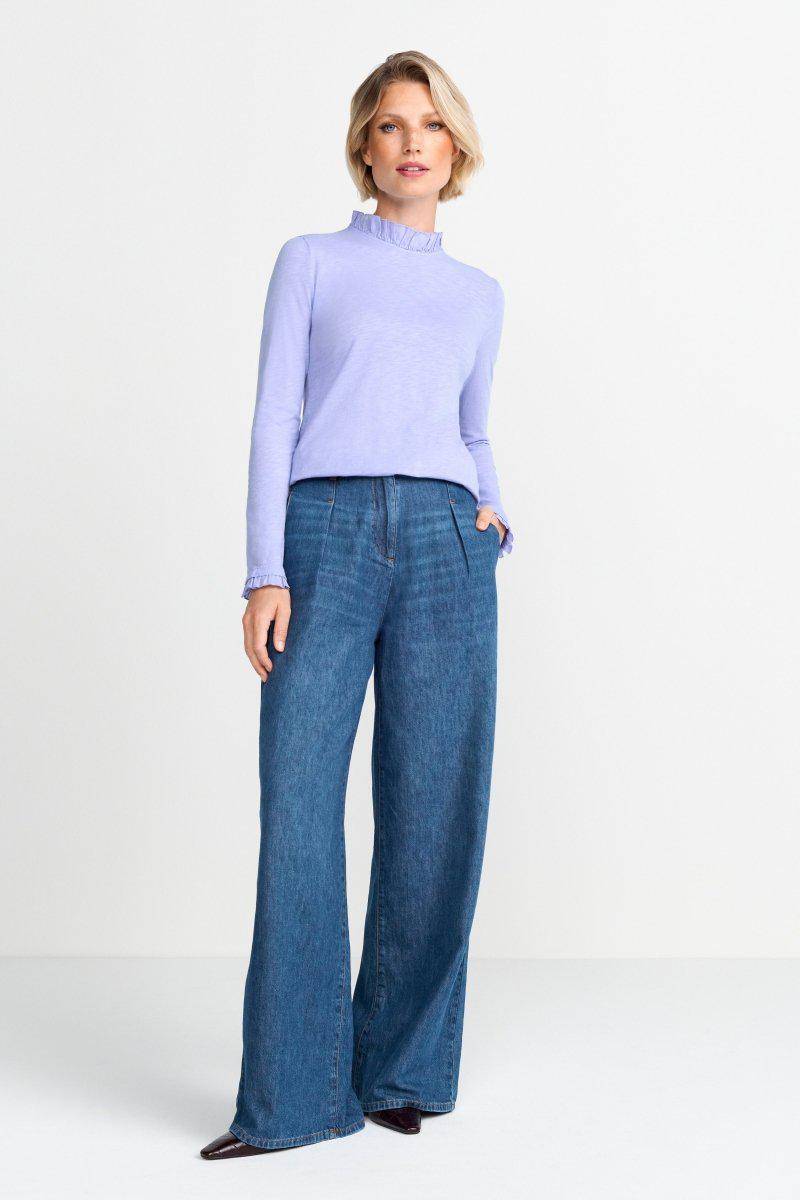 Eich & Royal Longsleeve mit Frill-Kragen Zeitbegrenzte Promotion