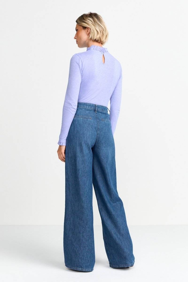 Eich & Royal Longsleeve mit Frill-Kragen Zeitbegrenzte Promotion