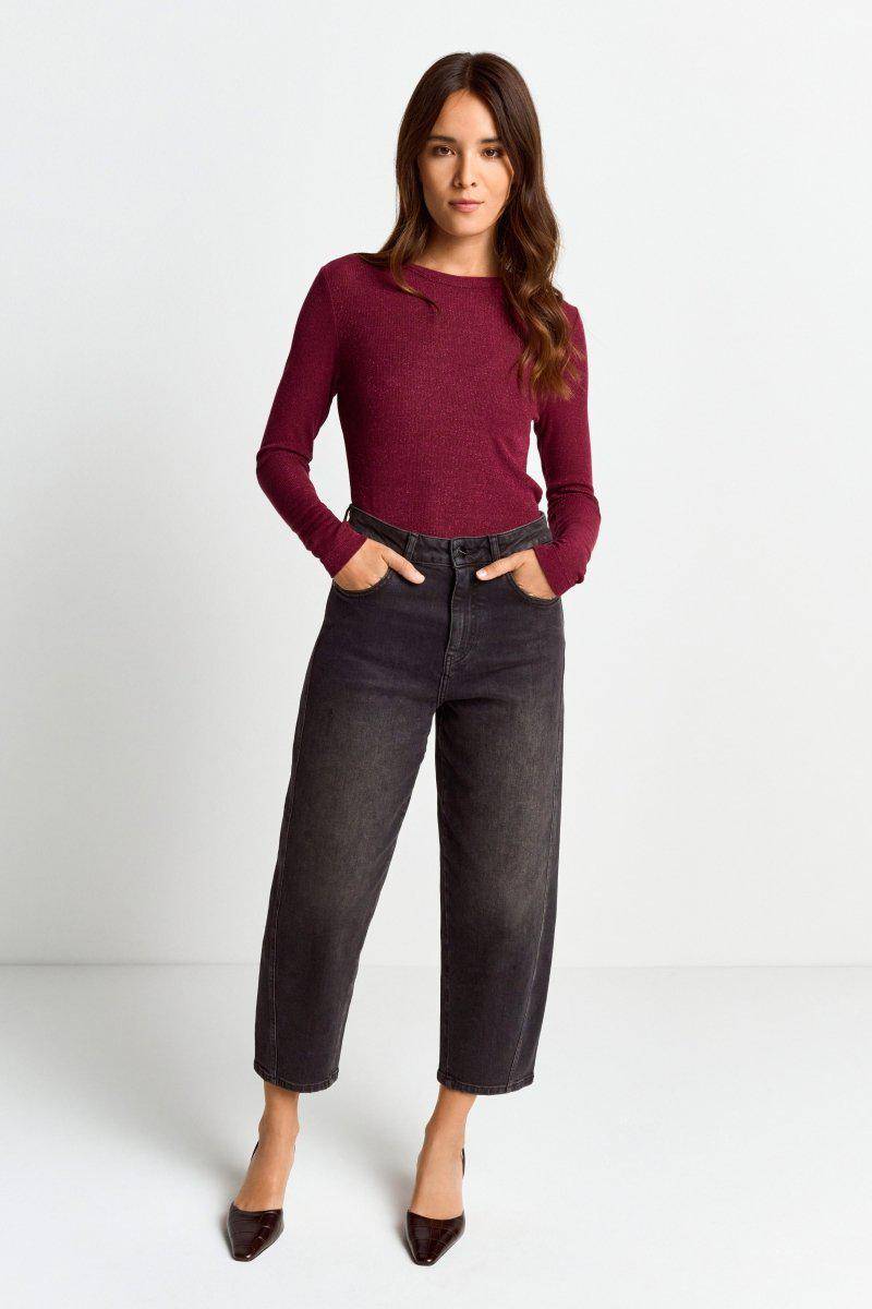 Eich & Royal Longsleeve mit Glitzereffekt Bis zu 60% Rabatt